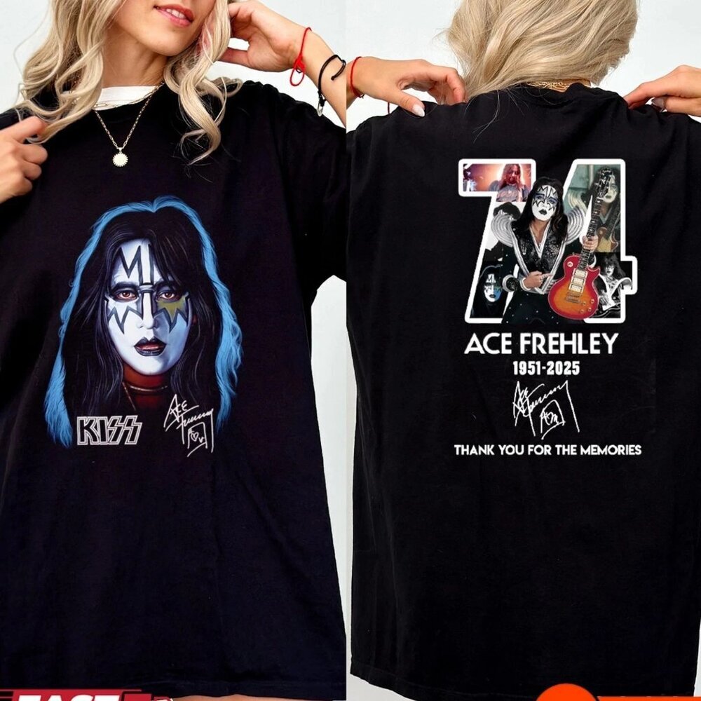 Ace Frehley 1951-2025 Signature Legendary T-Shirt 73